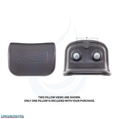 Cal Spa 2-Pin Spa Pillow [Graphite Gray] (ACC01401500NL)