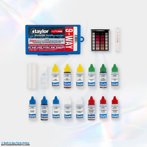 Taylor 9-Way DPD Pool & Spa Water Test Kit [4-Pack] (K-1005-4)