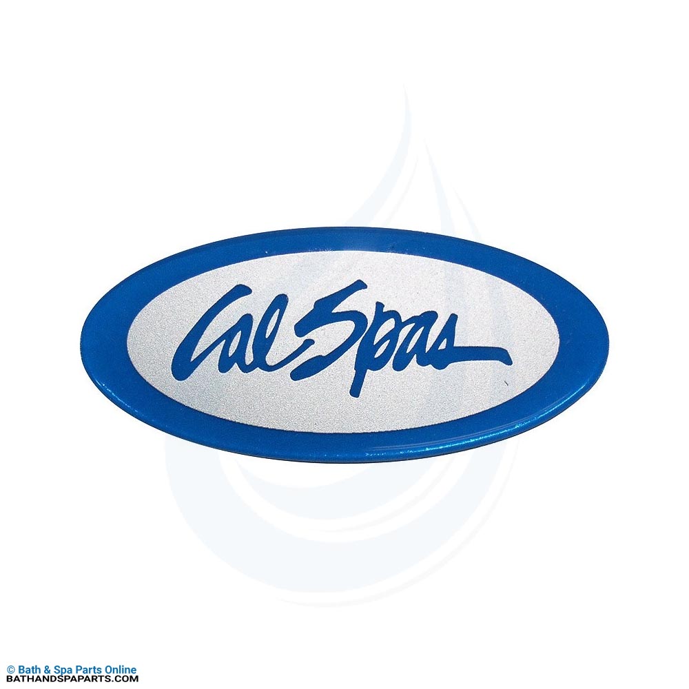 Cal Spa Pillow Emblem Insert [Silver/Blue] (LIT16000600)