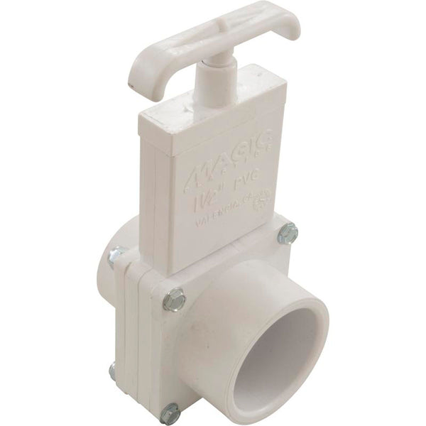 Magic Plastics Gate Valve [3-Piece] [1-1/2" Slip x 1-1/2" Spigot] (0112-15)