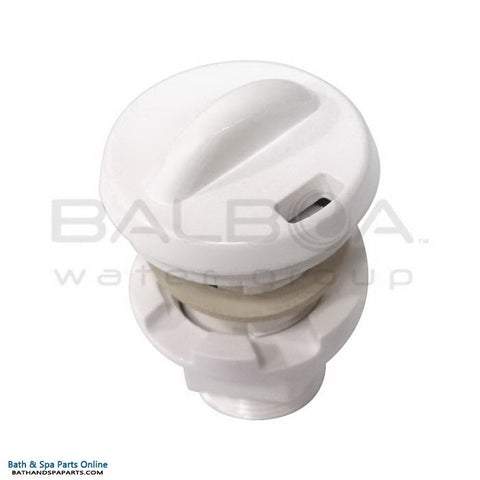 Balboa 1/2" Slimline Air Control Assembly With Handle [White] (10-2510H WHT)