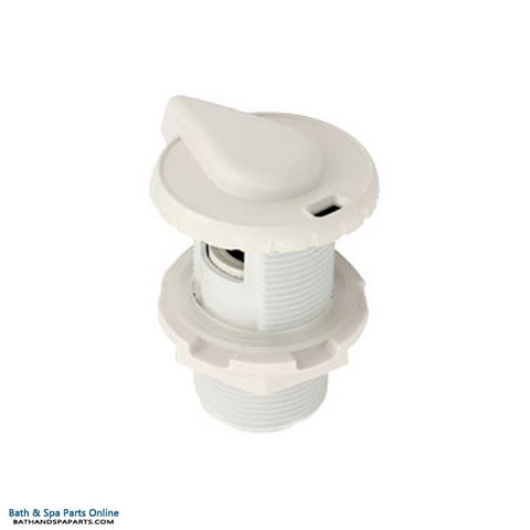 Balboa 1" Slimline Air Control With Tear Drop [White] (10-2330WHT)