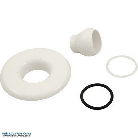 Balboa Slimline Escutcheon & Eyeball Assembly [White] (10-3955)