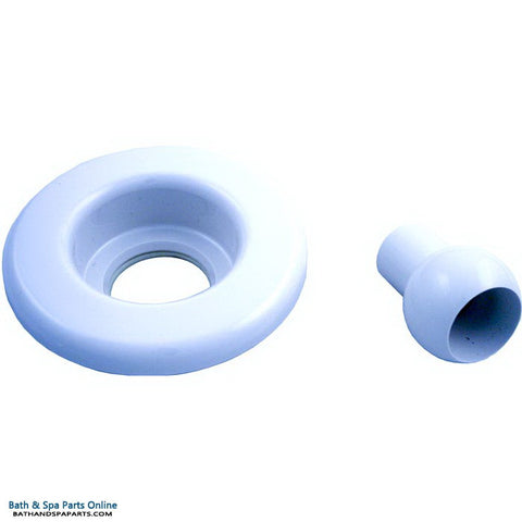 Balboa Convertassage Escutcheon & Eyeball Assembly [White] (10-4505WHT)