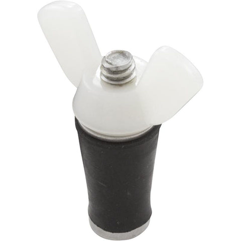 ZORZA 8-Pack 2-3/8 Inch (60mm) Round Plastic End Caps - Tubing Plugs For Chair Legs, Furniture, Metal Posts