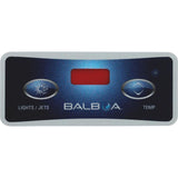 Balboa 2-Button [3 Digital] Lite Digital Topside Panel Overlay (10694)