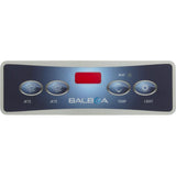 Balboa 4-Button E4 Icon 15 [LCD] Topside Panel Overlay (11853)