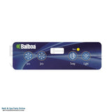 Balboa 4-Button E4 Lite Digital Topside Panel Overlay [2-Jet] (10752)
