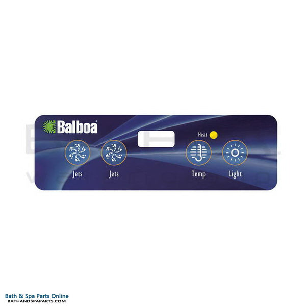 Balboa 4-Button E4 Lite Digital Topside Panel Overlay [2-Jet] (10752)