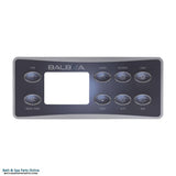 Balboa 8-Button Serial Deluxe Topside Panel Overlay (10823)