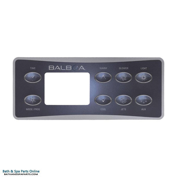 Balboa 8-Button Serial Deluxe Topside Panel Overlay (10823)