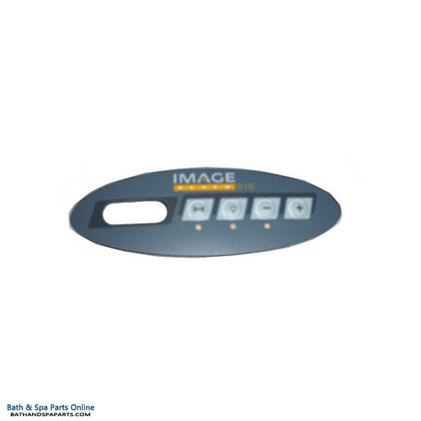 Balboa 4-Button Mini Icon 10 Topside Panel Overlay (11852)