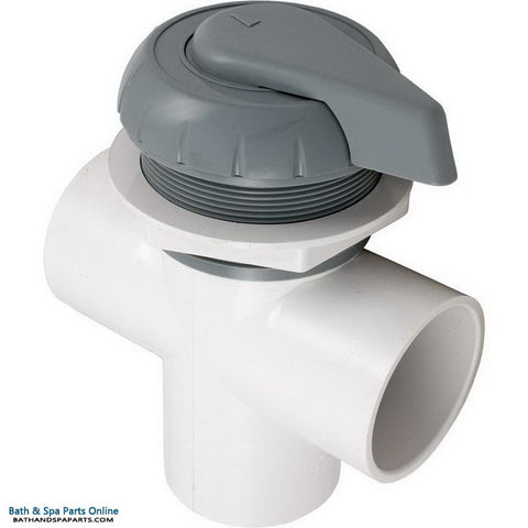 Balboa 2" Hydroflow 3-Way Valve [Gray] (11-4000GRY)