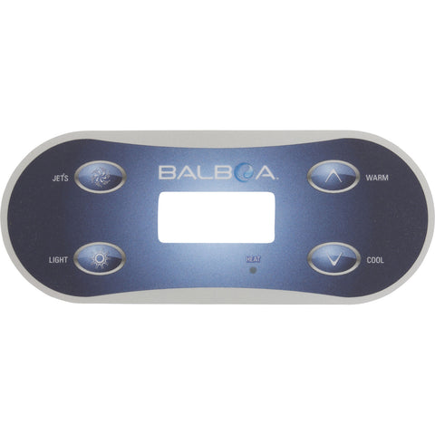 Balboa 4-Button VL406T Topside Panel Overlay (11947)