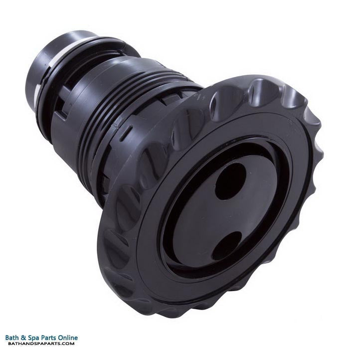 Waterway Poly Jet Series Jet Internal [3-3/8" FD] [Twin Roto] [Deluxe Scallop] [Black] (210-6071)