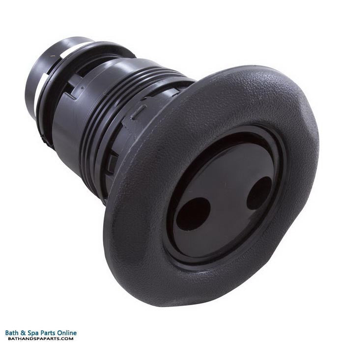 Waterway Poly Jet Internal [3-3/8" FD] [Twin Roto] [Textured] [5-Scallop] [Black] (210-6521)