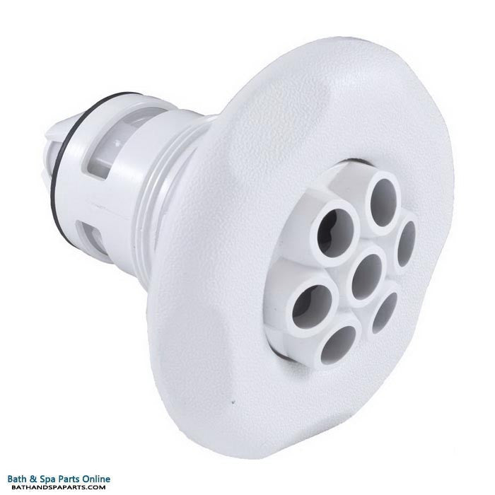 Waterway Poly Jet Internal [4-3/16" FD] [Msg] [5-Point Scallop] [White] (210-6730)