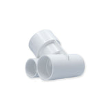 Waterway Poly Gunite Tee Style Jet Body [1-1/2" Slip (Air) x 2" Slip (Water)] [White] (211-3060)