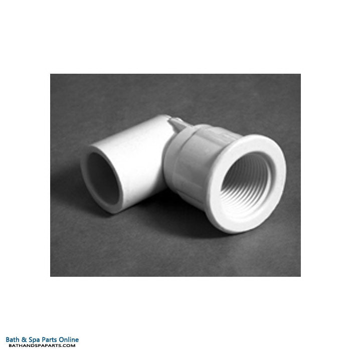 Waterway Ozone Cluster Jet Body [No Air x 1/2" Slip (Water)] [Elbow (Ell) Body] (212-0560)