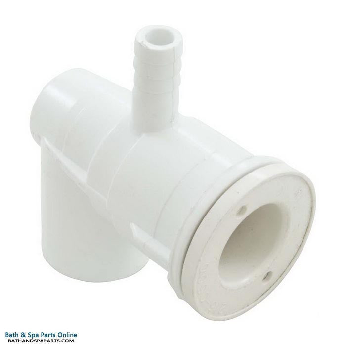 Waterway Cluster Jet Adjustable Elbow [Ell] Body [1" HS] [3/8" /slip (Air) x 1/2" Slip (Water)] (212-0700)