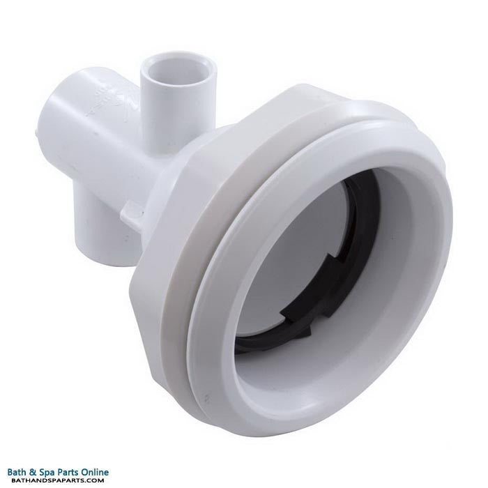 Waterway Whirlpool Jet Body [3-1/4" HS] [1/2" Slip (Air) x 1" Slip (Water)] [w/Gasket] (212-2010)