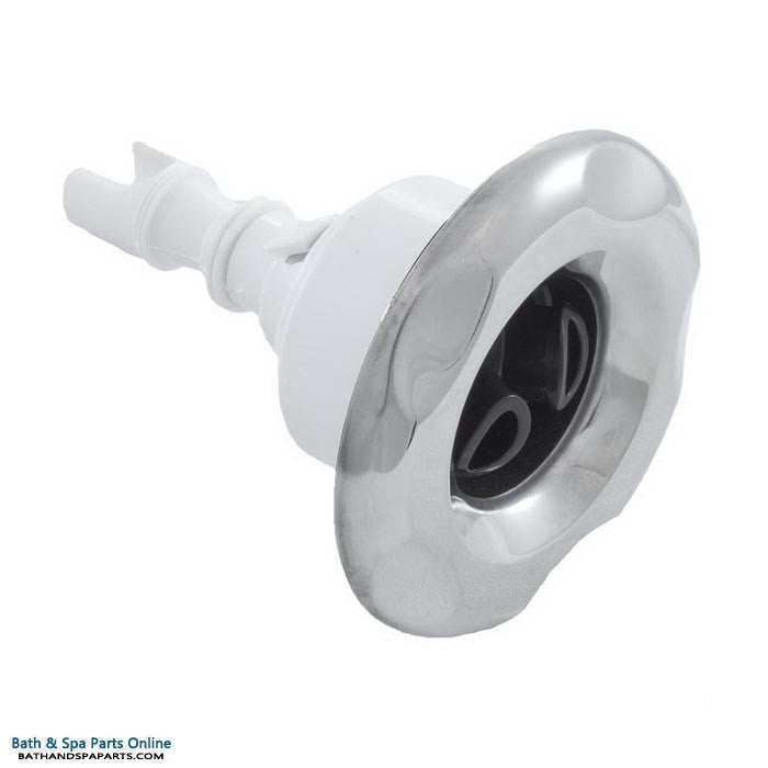 Waterway Mini Storm Jet Internal [3" FD] [Twin Roto] [5-Point Scallop] [Black/SS] (212-5431S)