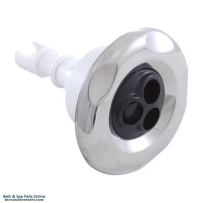 Waterway Mini Storm Jet Internal [3" FD] [Msg] [5-Point Scallop] [Black/SS] (212-5451S)