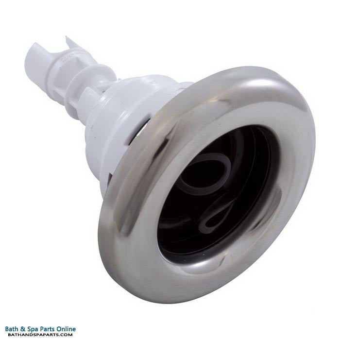 Waterway Poly Storm Jet Internal [Twin Roto] [Smooth Face] [SS/Black] (212-8121S)
