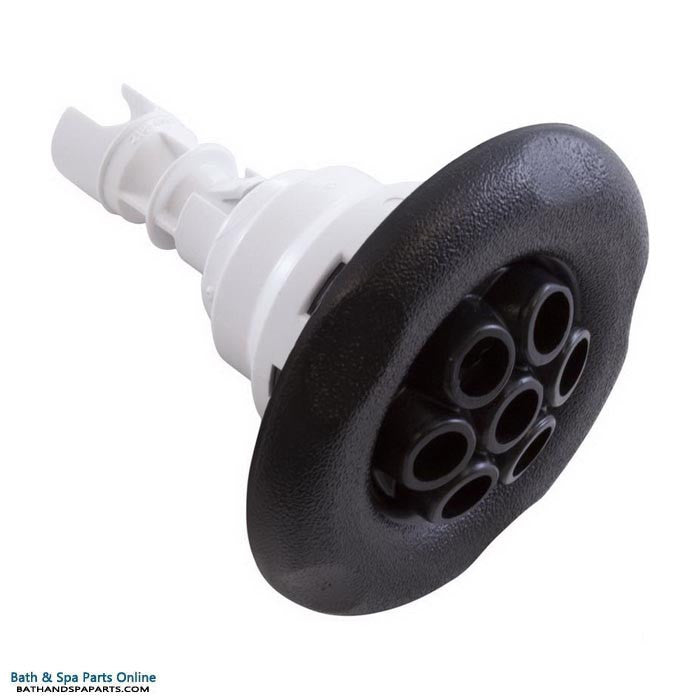Waterway Poly Storm Jet Internal [4" FD] [Msg] [Large Face] [5-Point Scallop] [Black] (212-8151)