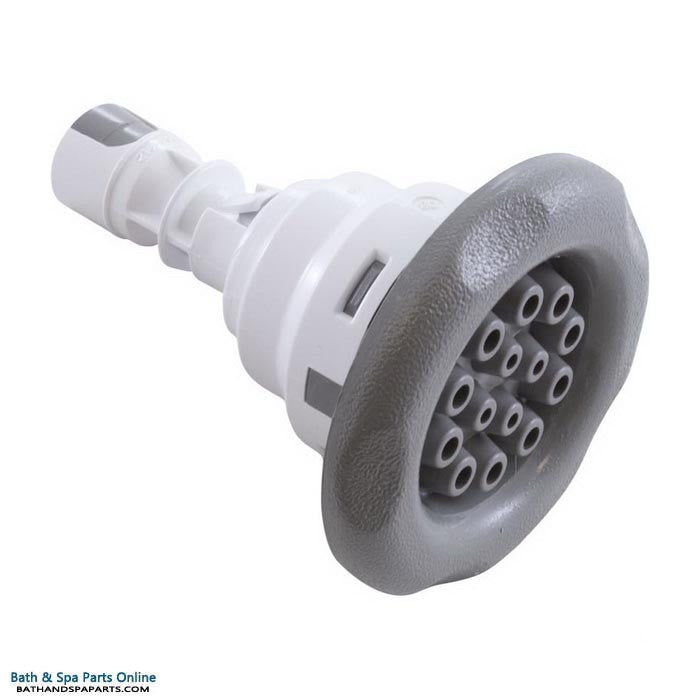 Waterway Poly Storm Gunite Jet Internal [3-3/8" FD] [Multi Massage] [5 Scallop] [Grey] (212-8277 G)