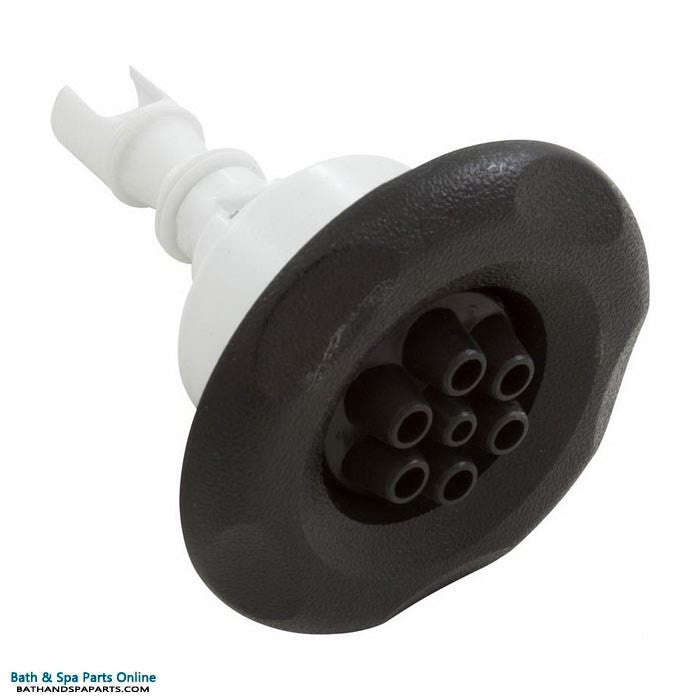 Waterway Mini Storm Jet Internal [3" FD] [Msg] [5-Point Scallop] [Black] (212-8371)