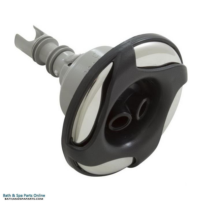 Waterway Mini Storm Jet Internal [3-1/4" FD] [Swirl] [Twin Roto] [SS/Black] (212-9031SSM)