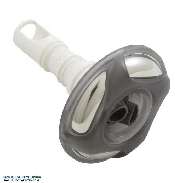 Waterway Cluster Storm Jet Internal [2-1/4" FD] [Swirl] [Twin Roto] [Threaded] [SS/Light Grey] (229-1789SDSGTLC)