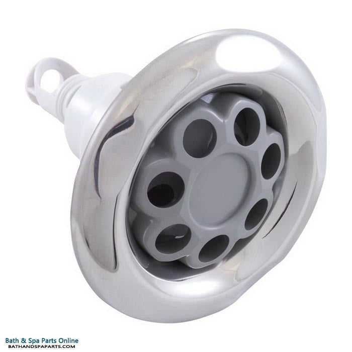 Waterway Power Storm Threaded Jet Internal [Msg] - Scallop - [SS/Grey] (229-5657S)