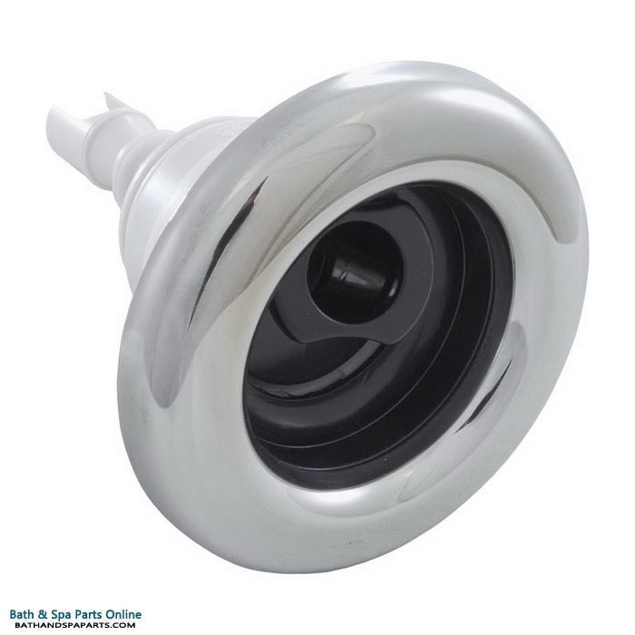 Waterway Poly Storm Gunite Jet Internal [3-3/8" FD] [Roto] [Smth] [Threaded] [Black/SS] (229-8011S)