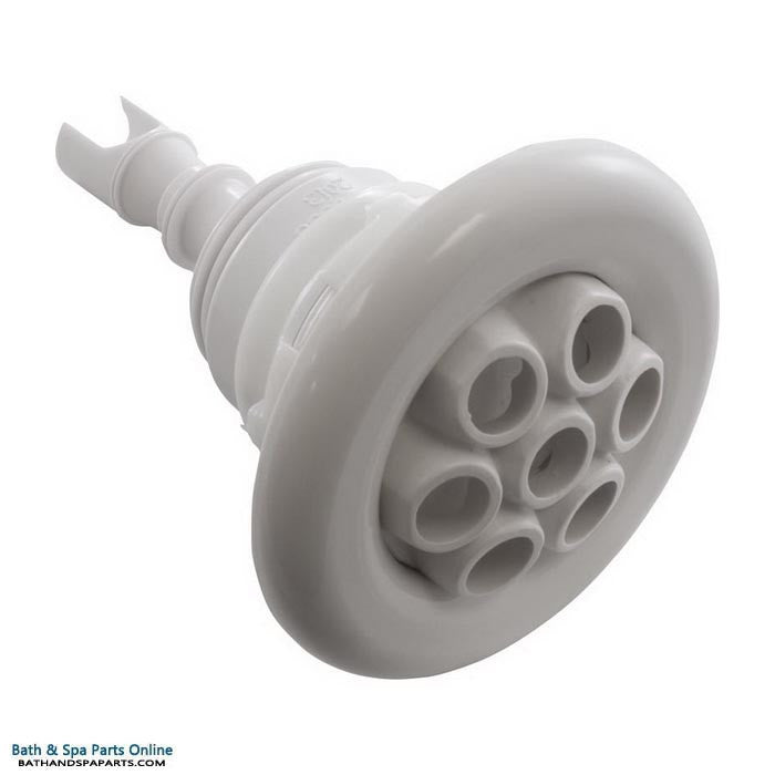 Waterway Poly Storm Gunite Jet Internal [3-3/8" FD] [Massage ] [Smth] [Threaded] [White] (229-8020)