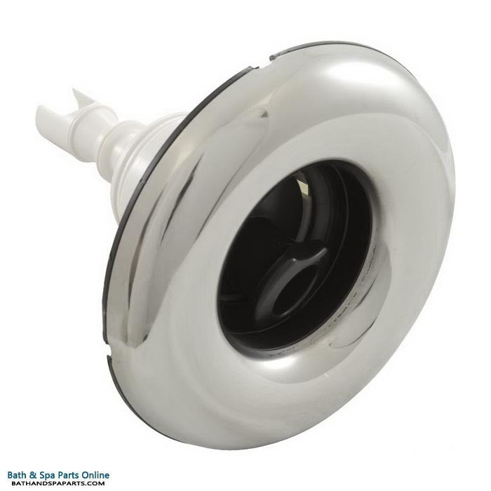 Waterway Poly Storm Internal [4" FD] [Threaded] [Roto] [Large Face] [Smth] [Black/SS] (229-8141S)