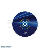 Balboa 1-Button AX10 Topside Panel Overlay [Light] (40108)