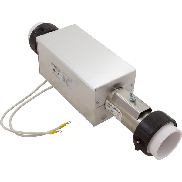 Hydro Quip Heater, FloThru, CalSpa XL Repl, 15"x2", 230v , 5.5kW, w/Box