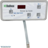 Balboa Generic VL404/Duplex Digital LED Spa Topside Panel [2 Jet Buttons, No Blower, Lite] (51248)