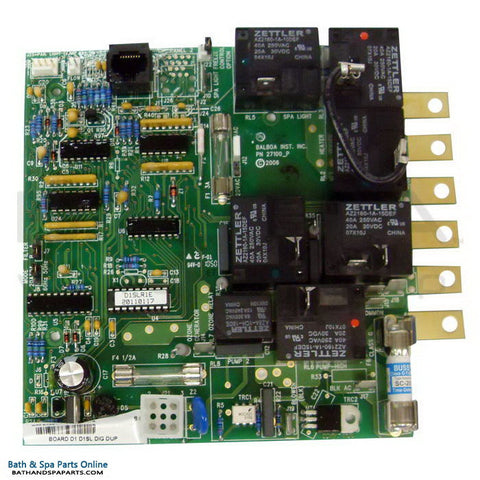 Balboa Circuit Board - Dimension One Spas [D1SL Digital Duplex] (51491)