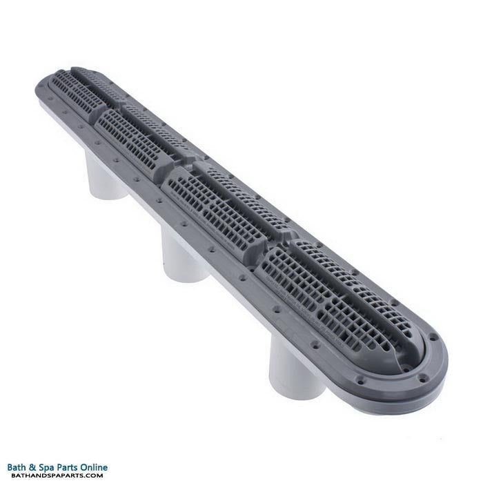 Waterway 32" Vinyl Ultra Strip/Channel Drain [2-1/2" Spigot] [Gray] (640-1307 V)