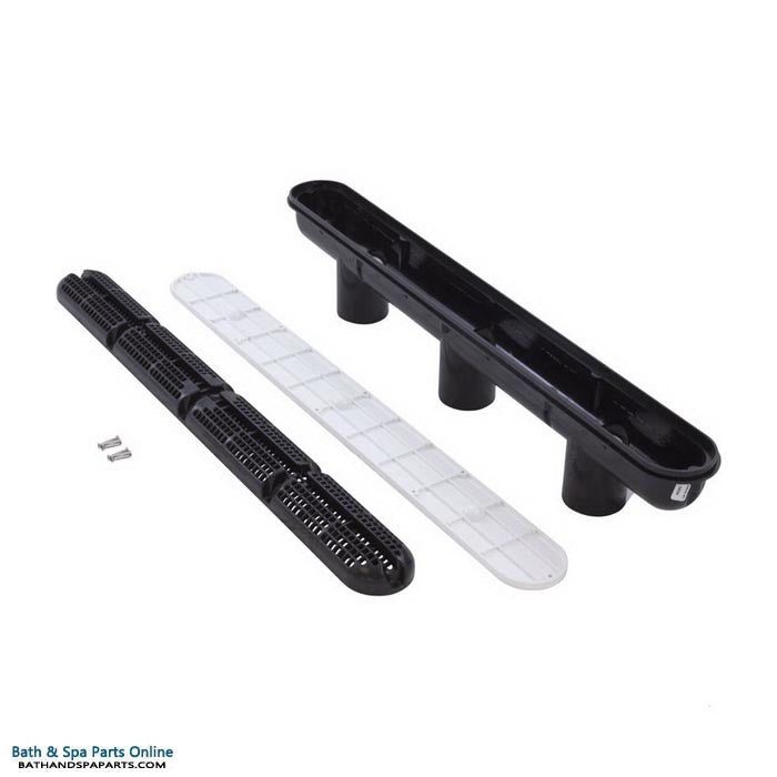 Waterway 32" Gunite/Concrete Ultra Strip/Channel Drain [2-1/2" Spigot] [Black] (640-1321 V)