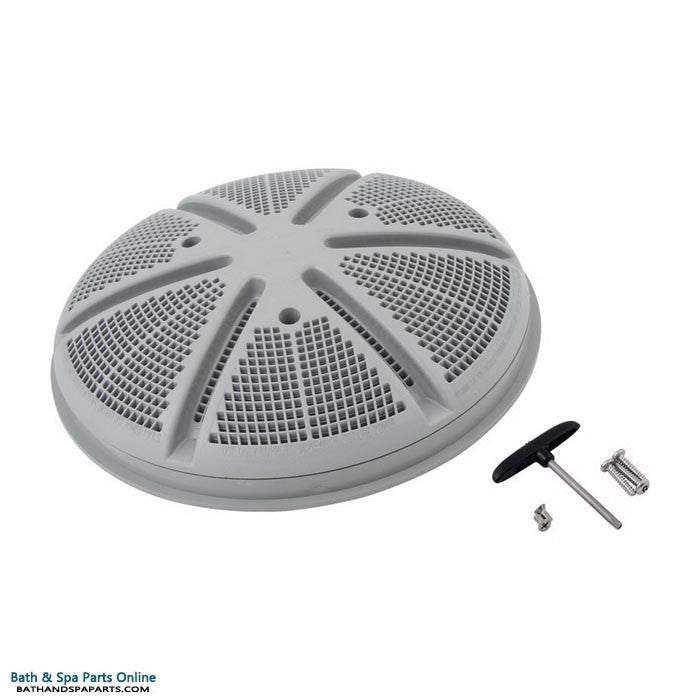 Waterway 10" Round Gunite/Concrete Ultra-Retro Drain Cover [Gray] (640-2127 V)