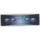 Balboa 4-Button E4 Standard Topside Panel Overlay [Aux LE] (80-10559)