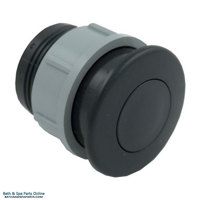 Waterway Flush Air Button [1-1/2" HS x 2" FD] [Black] (650-3001)