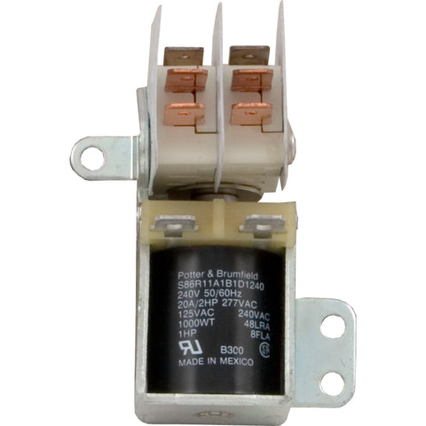 Potter & Brumfield [P & B] Coil Relay [White] [DPST] [30A] [115V] (S86R11A1B1D1240)