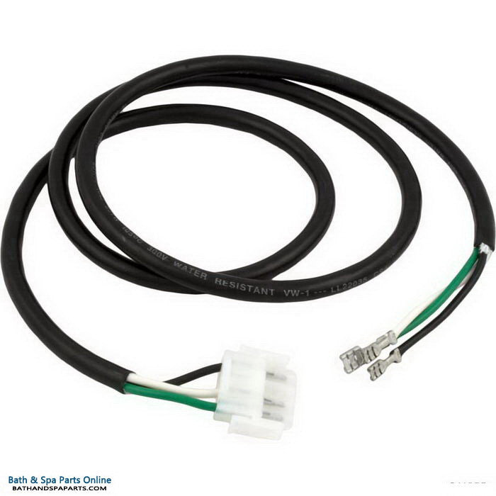 Hydro-Quip 48" Blower Adapter Cord [16/3 Wire] [White] [AMP-4 Male (B/W/G)] (30-0015)
