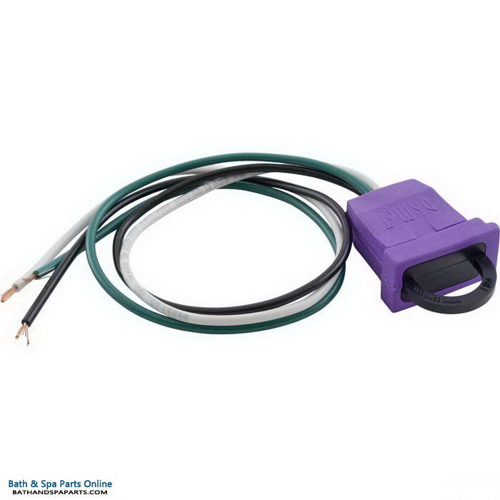 Hydro-Quip Blower Receptacle Cord [Molded] [Violet] [18/3 Wire] (09-0020C-A)