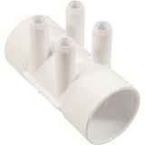 Waterway 4-Port Manifold [2" Slip x 2" Slip x (4) 3/4" Smooth Barb Shur-Grip] (672-4170)